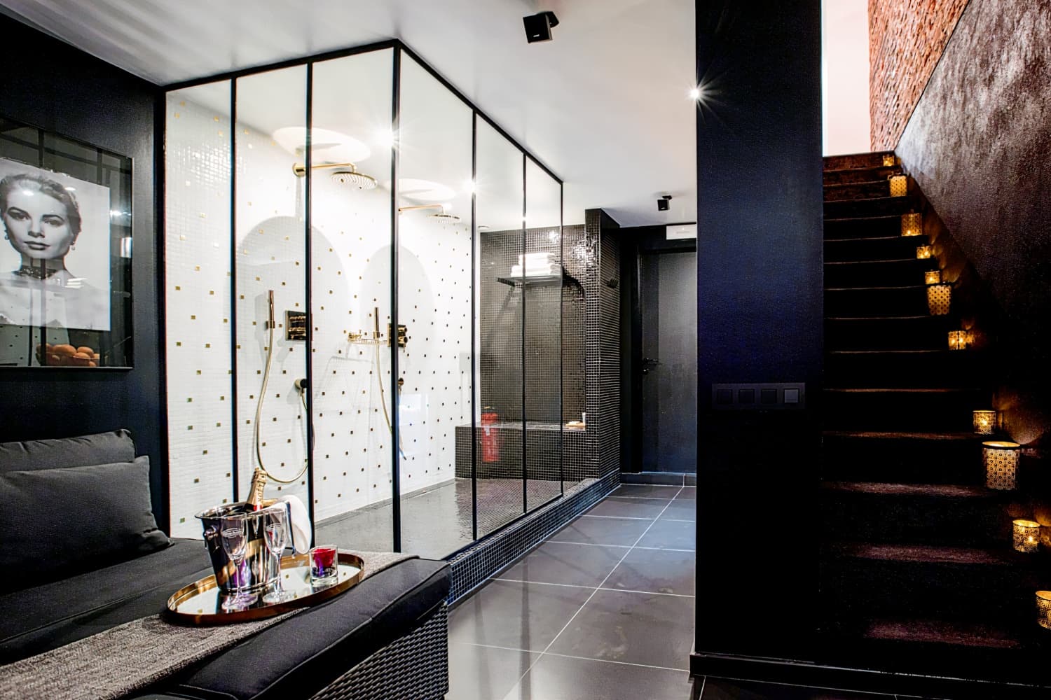 Chambre Jacuzzi Privatif Hôtel Esperance